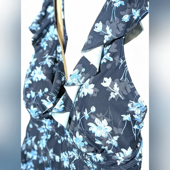 🤰 New NWT A Pea in the Pod Maternity Swimsuit Size M Floral 🌸 - Picture 5 of 11